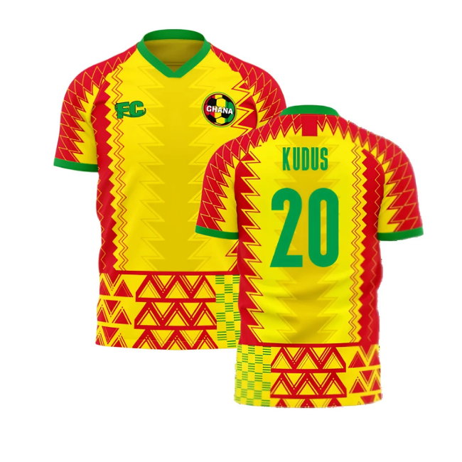 Ghana 2022-2023 Home Concept Football Kit (Fans Culture) (KUDUS 20)-SoccerKits Hub | Buy Soccer Jerseys Online
